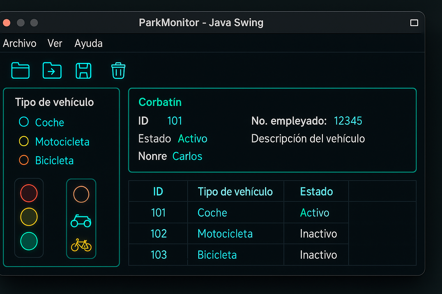 ParkMonitor: Java + Hibernate + SQL Server para estacionamientos